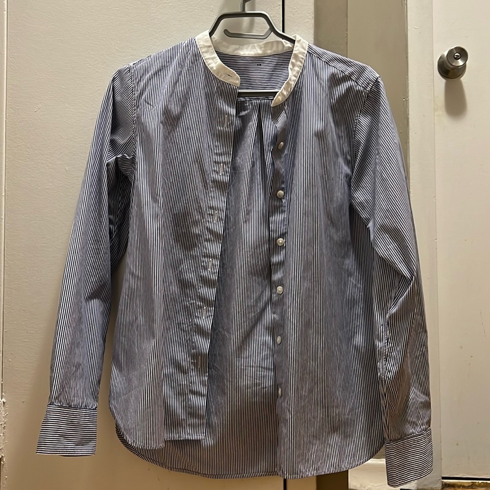 Uniqlo - stripped office shirt